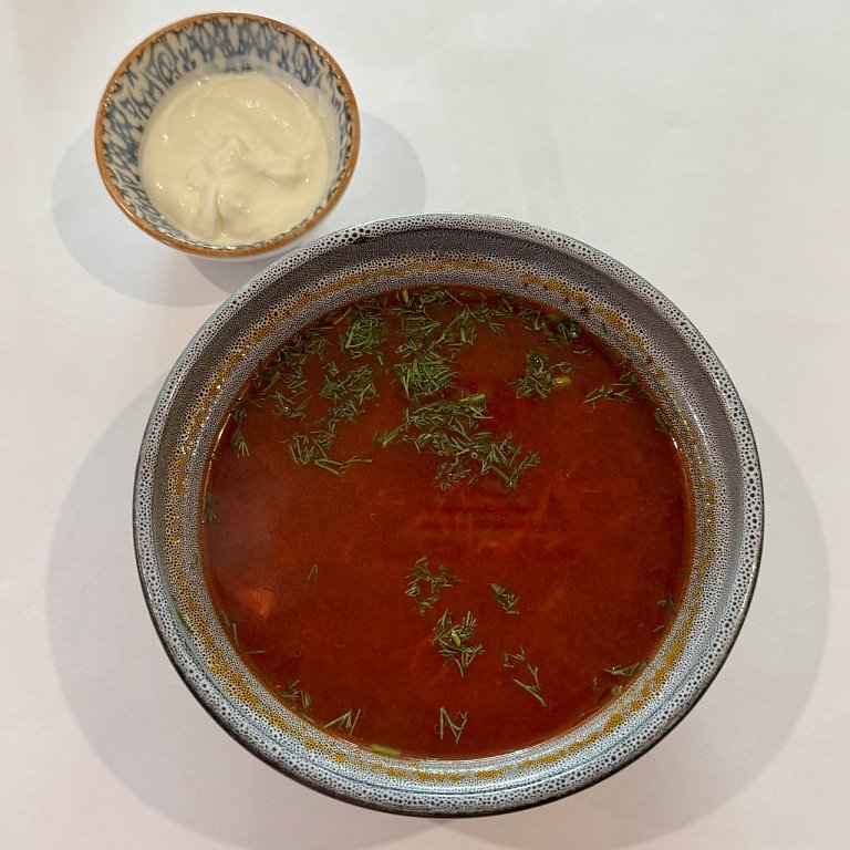 Д Борщ с говядиной (майонез)